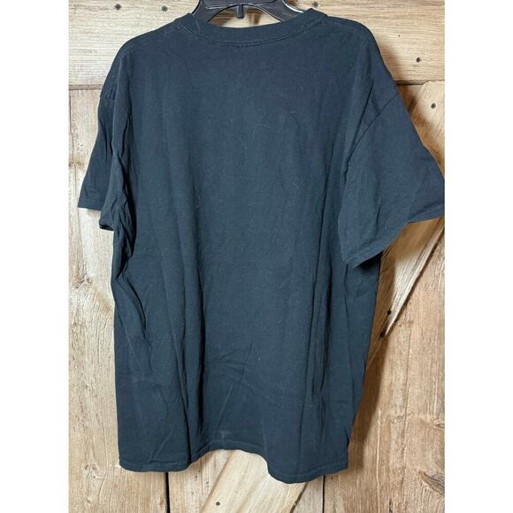 Johnny Cash ''Man In Black'' Guitar T-Shirt Men's Size Large Black Country Shirt - Picture 3 of 4